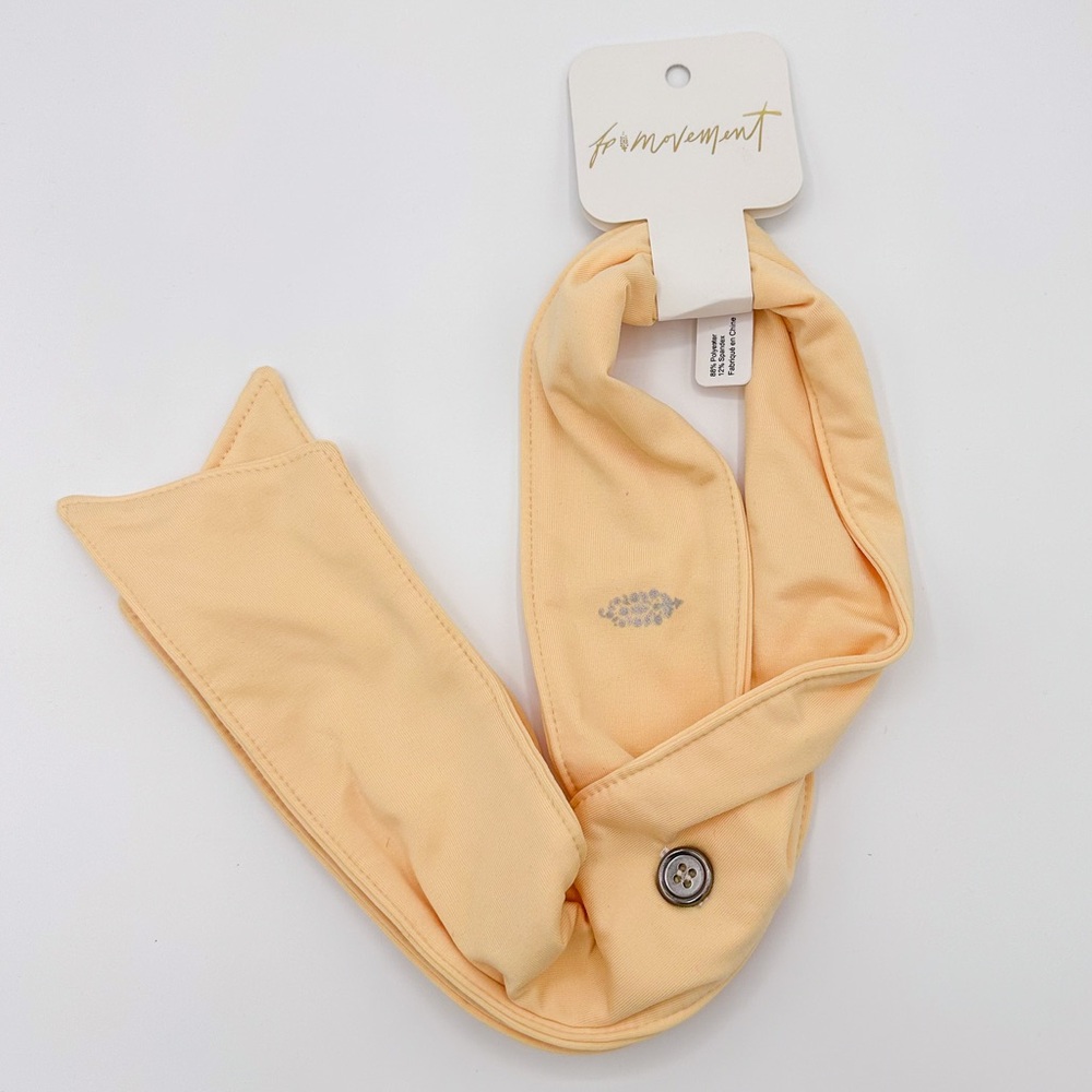 Free People Movement Yellow Button Headband